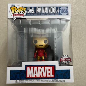 Funko Pop! Deluxe Marvel #1036 Hall of Armor: Iron Man Model 4